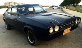 ford Capri mk2 75 model vintage muscle car coupe